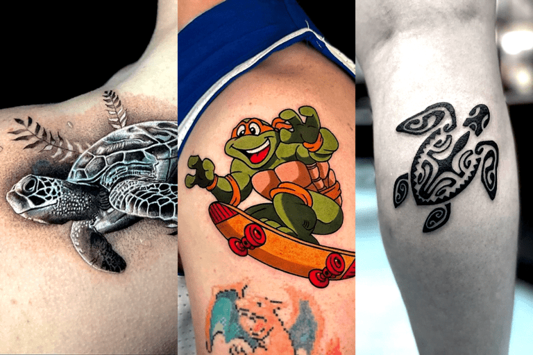 30 Best Turtle Tattoo Designs (The Symbolism Behind Turtle Body Art)