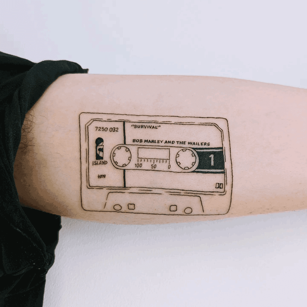 Music Lover Tattoo Design
