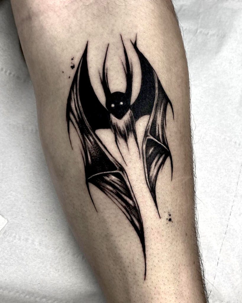 Black Bats Design On The Arm