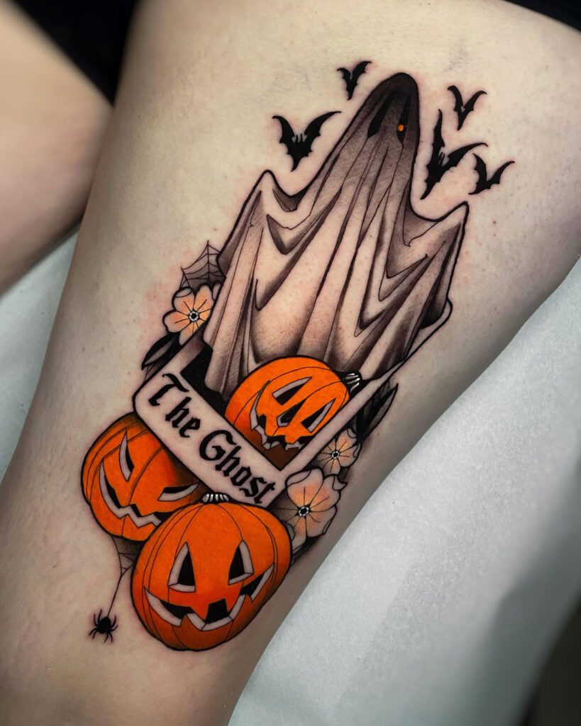 Bat Tattoo For Halloween