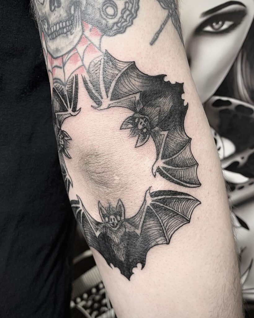 #battattoo #tattoo #bat #tattoos #tattooartist #blackwork #ink