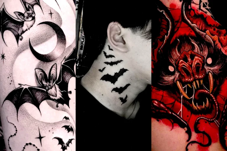 Top 65 + Most Beautiful Bat Tattoo Designs Modern Interpretations