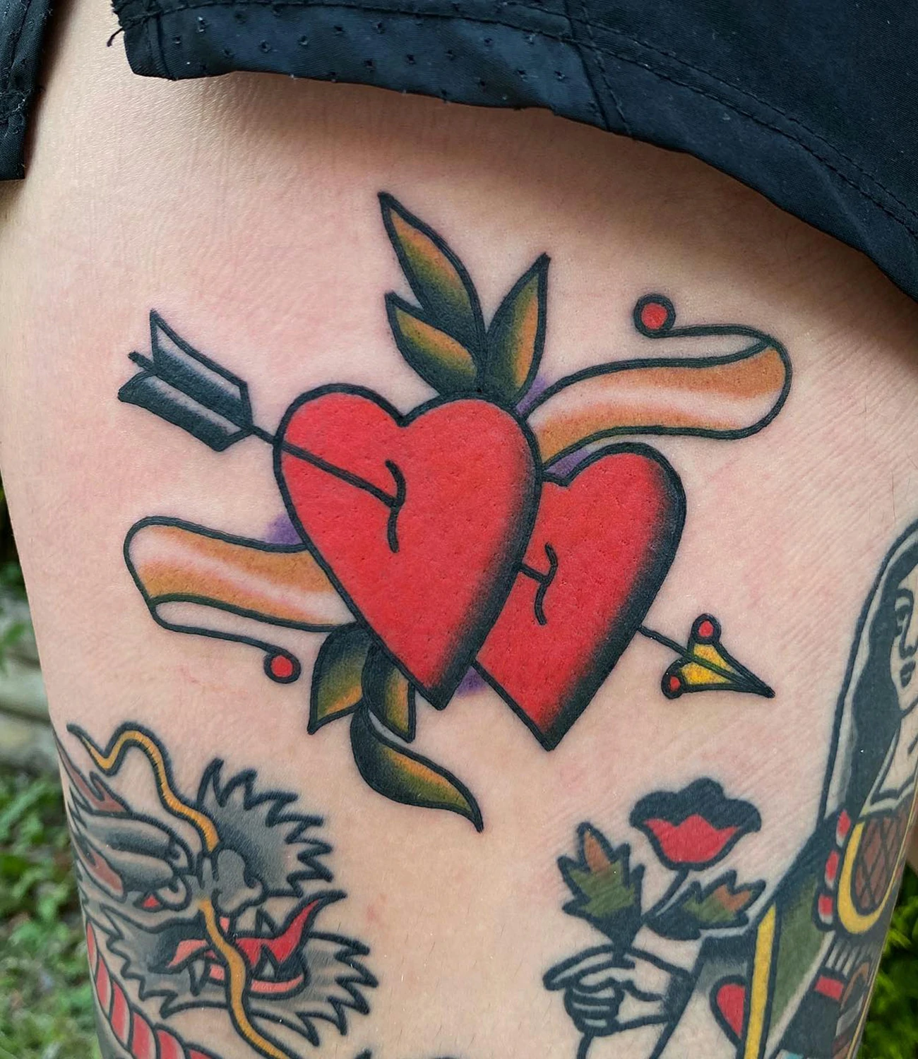 Traditional Heart Tattoo