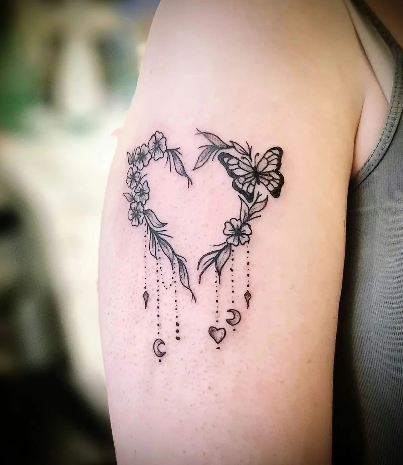 Butterfly Heart Tattoo