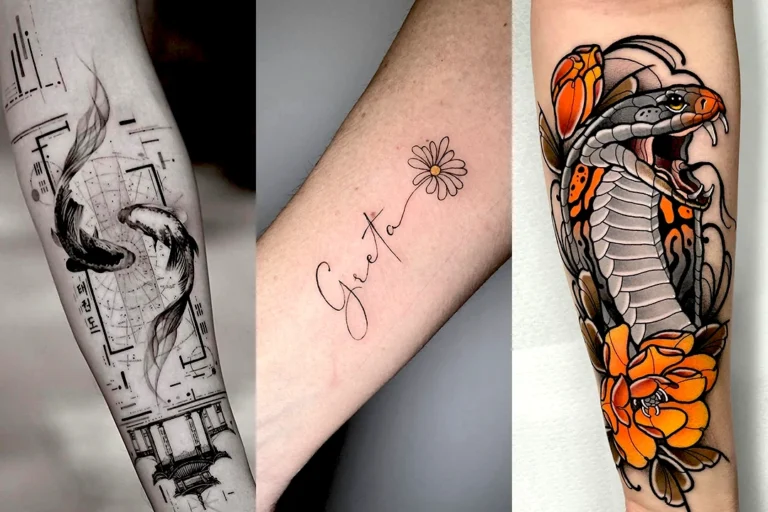 Top 23 forearm tattoos ideas with meanings