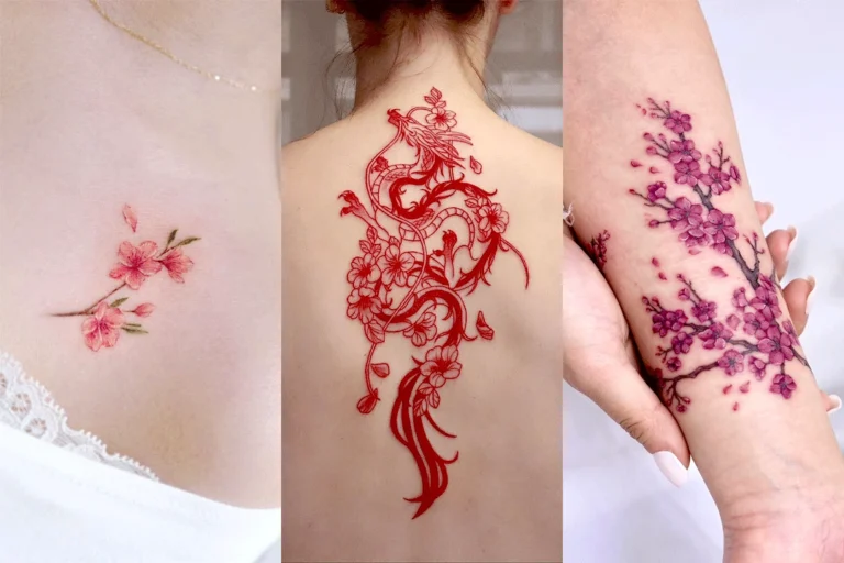 From Black and Grey to Watercolor: New 23 Cherry Blossom Tattoo Styles to Consider