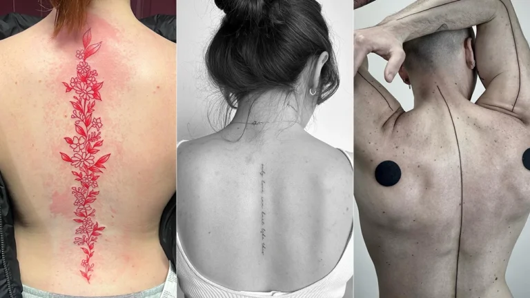 21 Beautiful Spine Tattoos and Placement Options