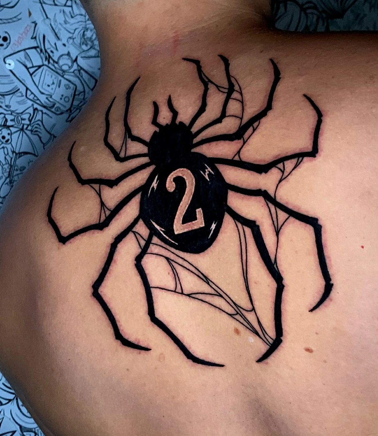 Phantom troupe spider tattoo
