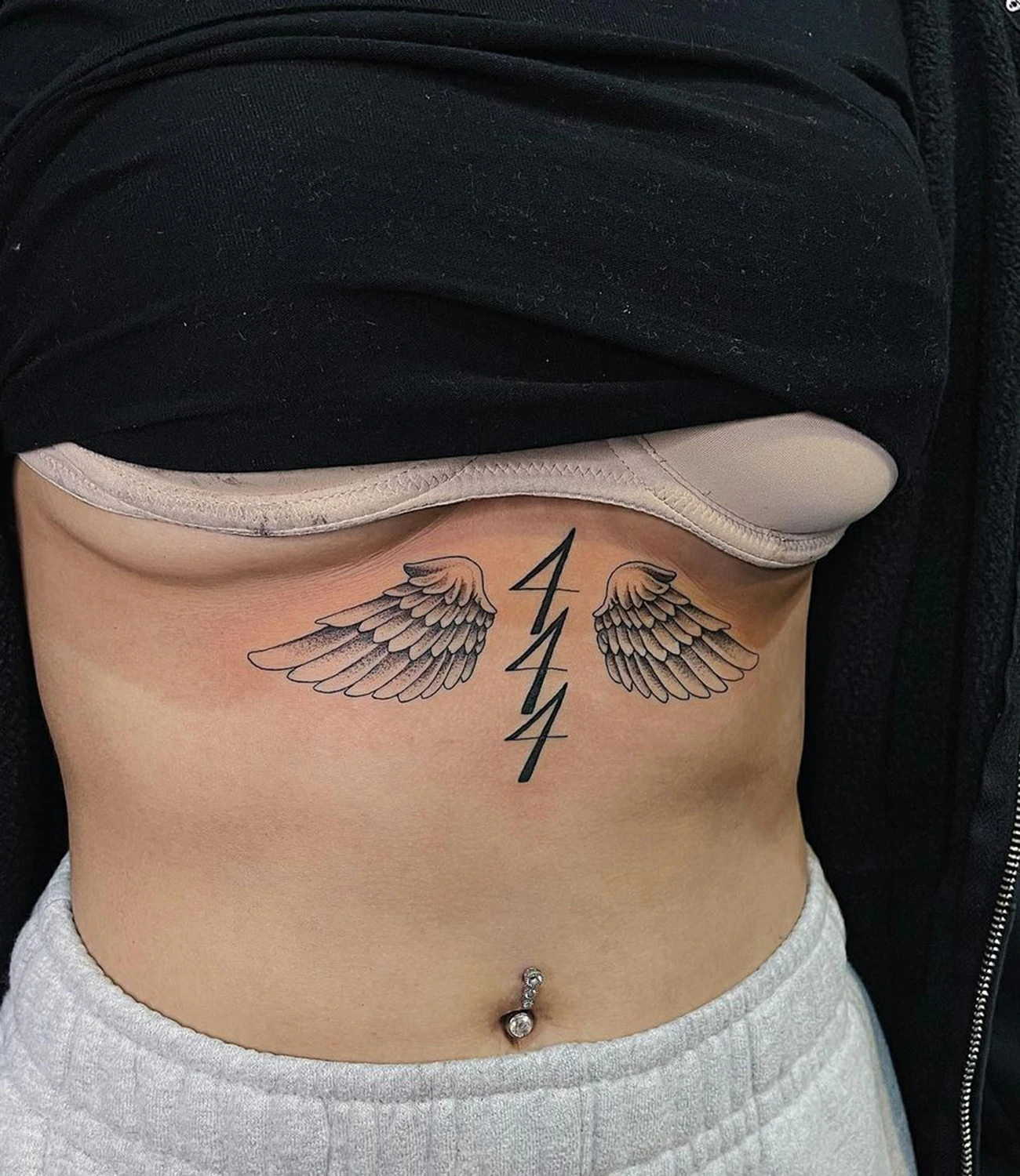 444 Angel Number Tattoo