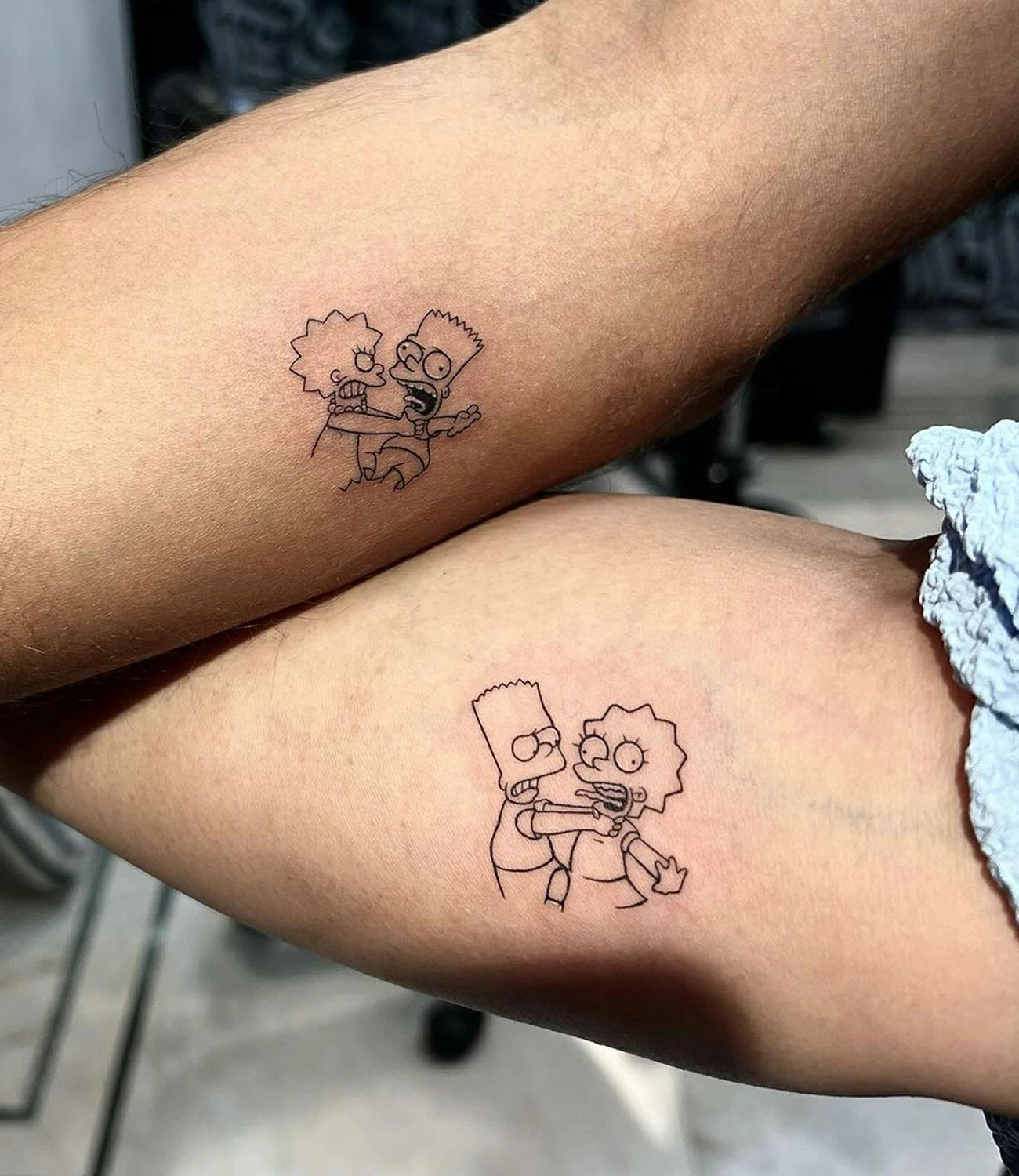 Funny Sibling Tattoos