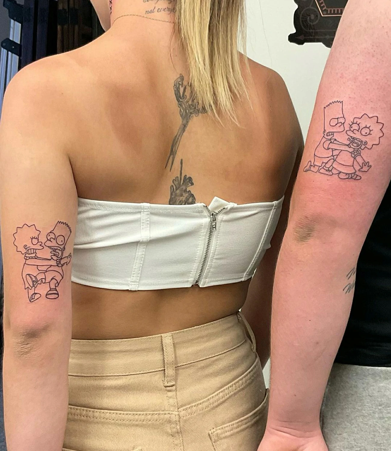 Bart and Lisa's Sibling Tattoo