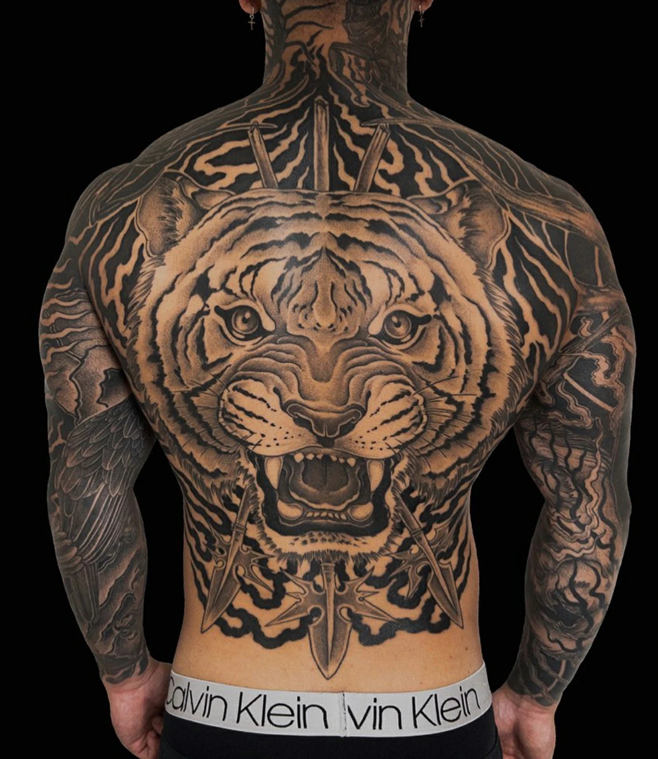 Tattoo Tiger Back