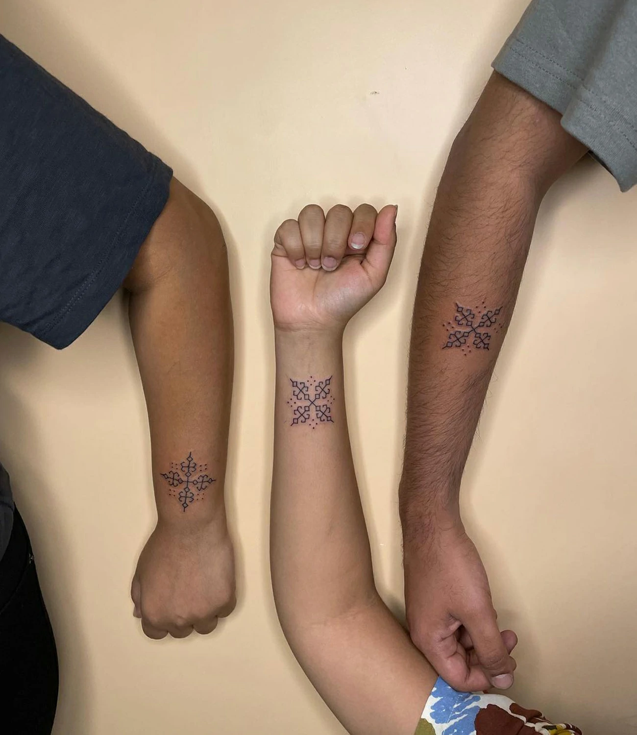 Trio Sibling Tattoos