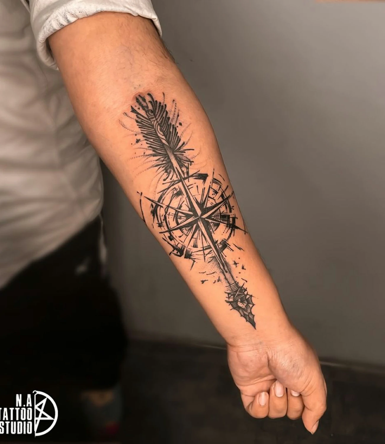 Arrow Forearm Tattoo