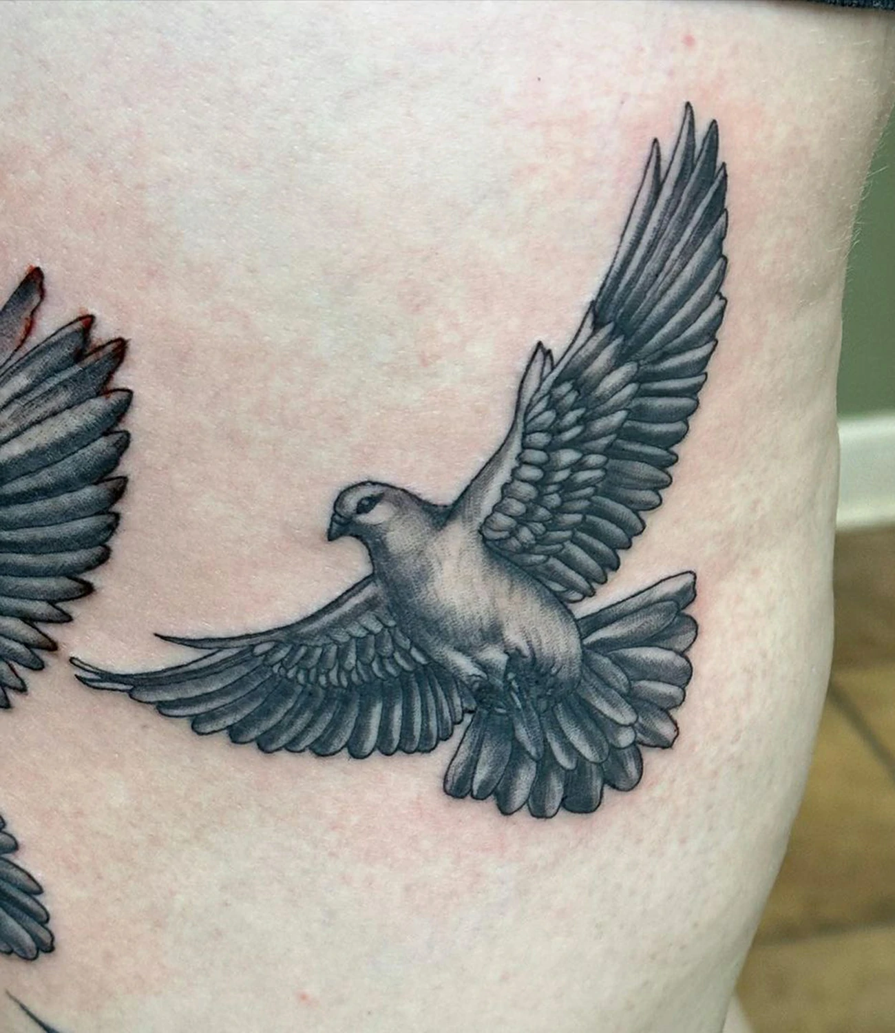 Tattoo Doves Flying
