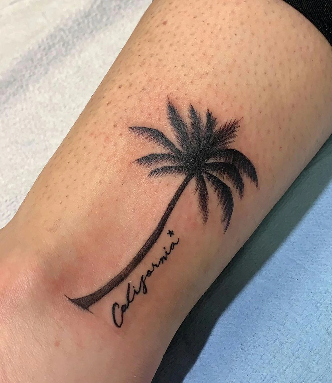 California Palm Tree Tattoo