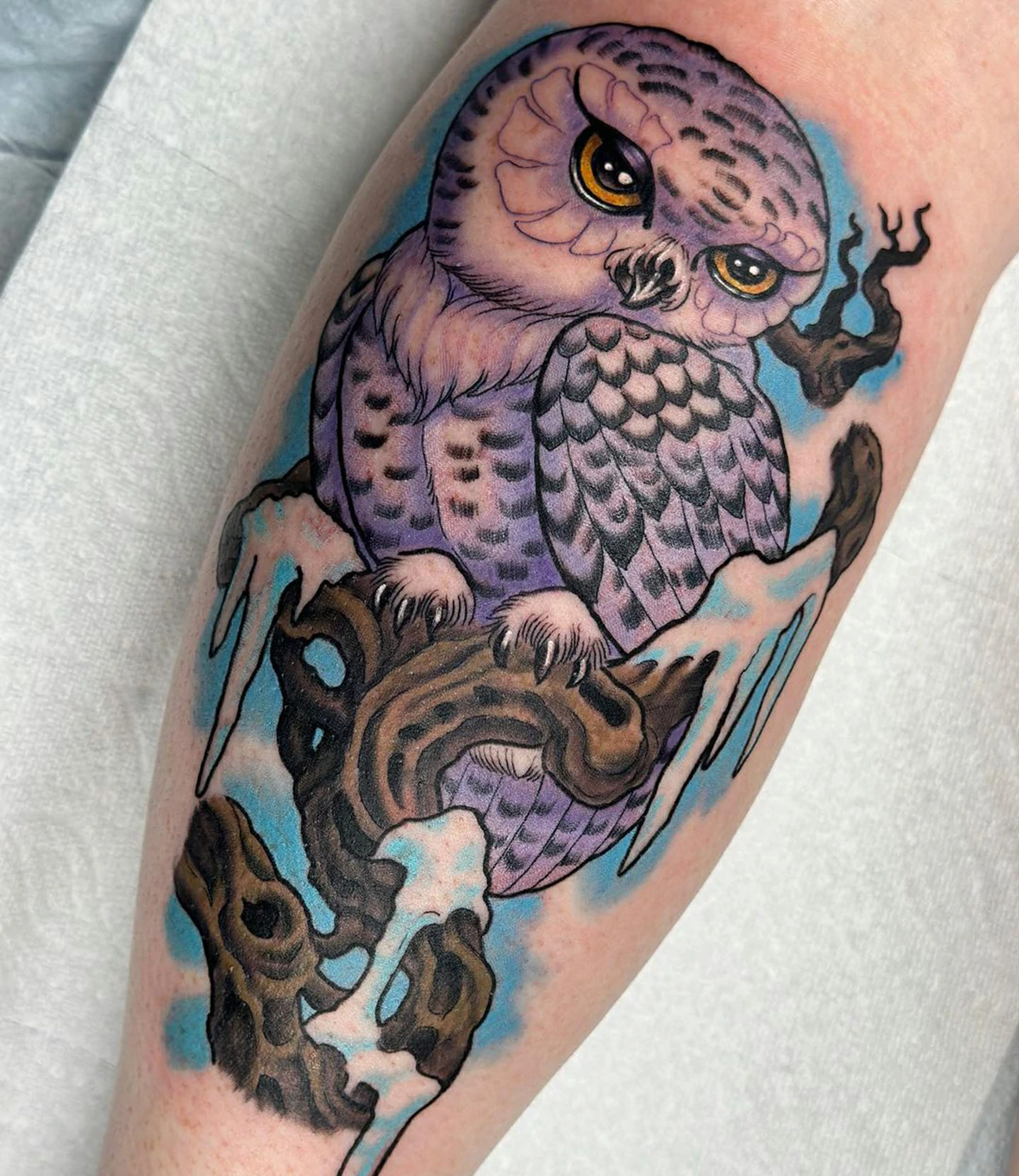 Snowy Owl Tattoo