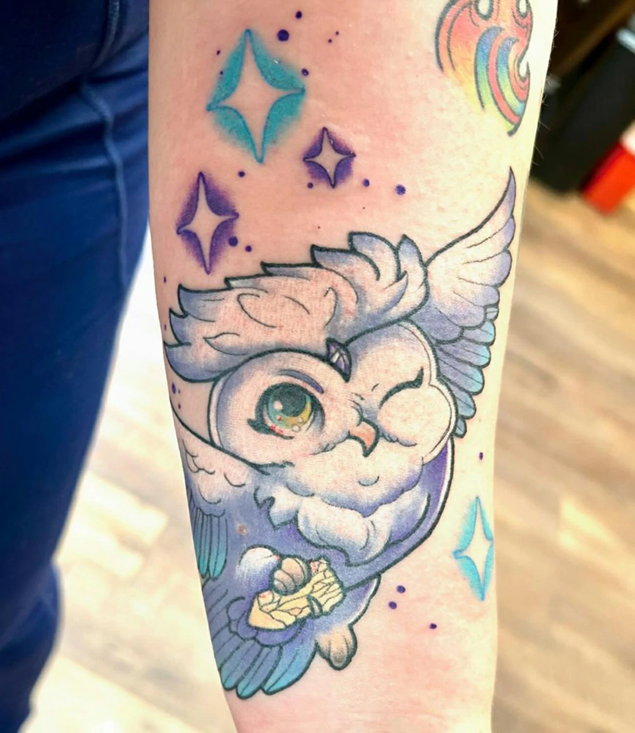 White Owl Tattoo