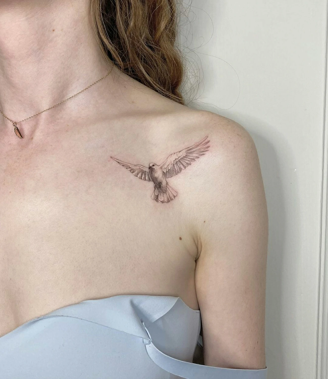Tiny Dove Tattoo