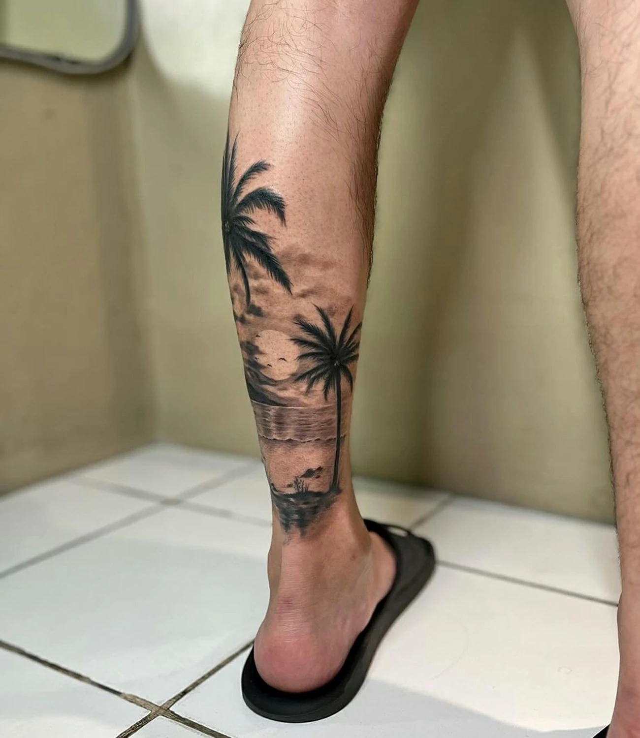 Palm Tree Tattoo for Men