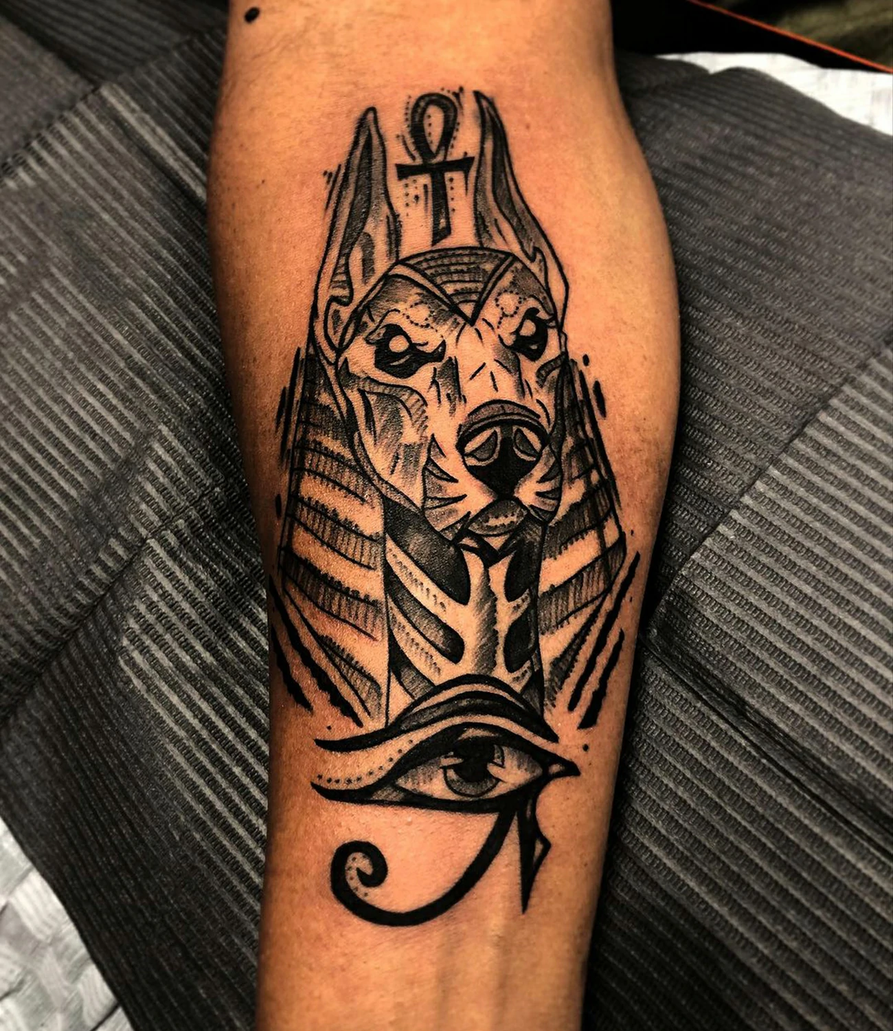 Evil Anubis Tattoo