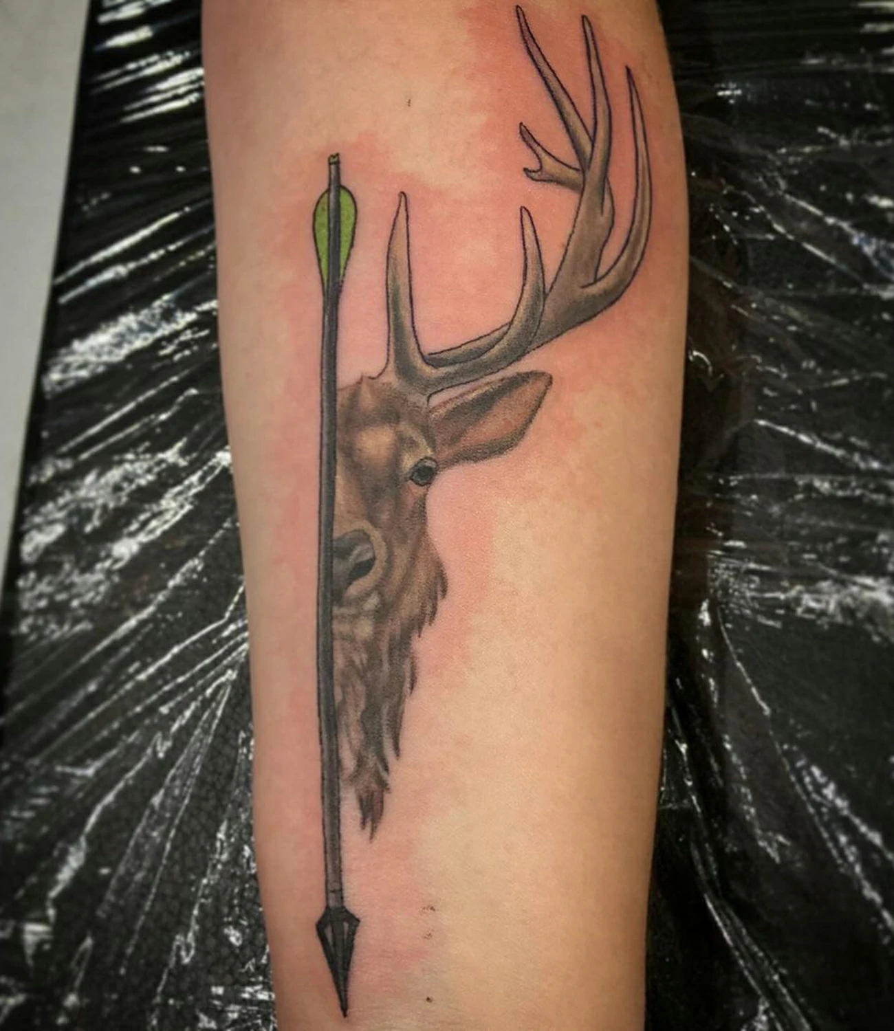 Hunting Arrow Tattoo