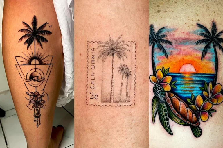 41 Mesmerizing Palm Tree Tattoo Designs That Will Transport You to Paradise!