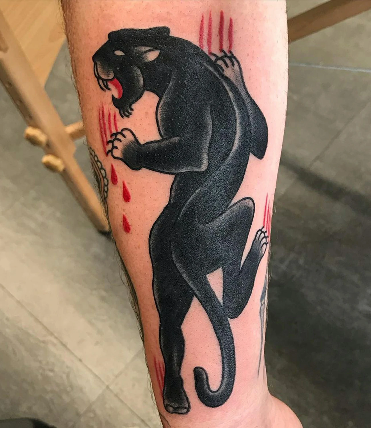 Sailor Jerry Panther Tattoo
