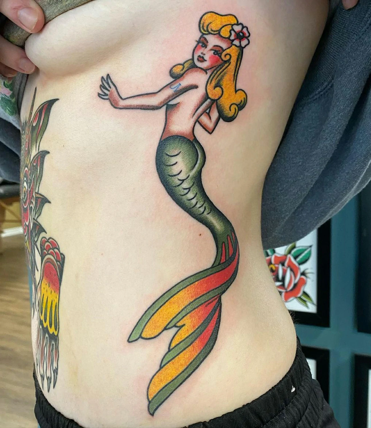 Mermaid Tattoo Sailor Jerry