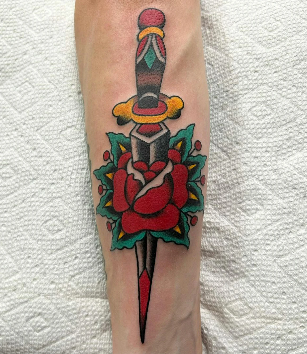 Sailor Jerry Dagger Tattoo