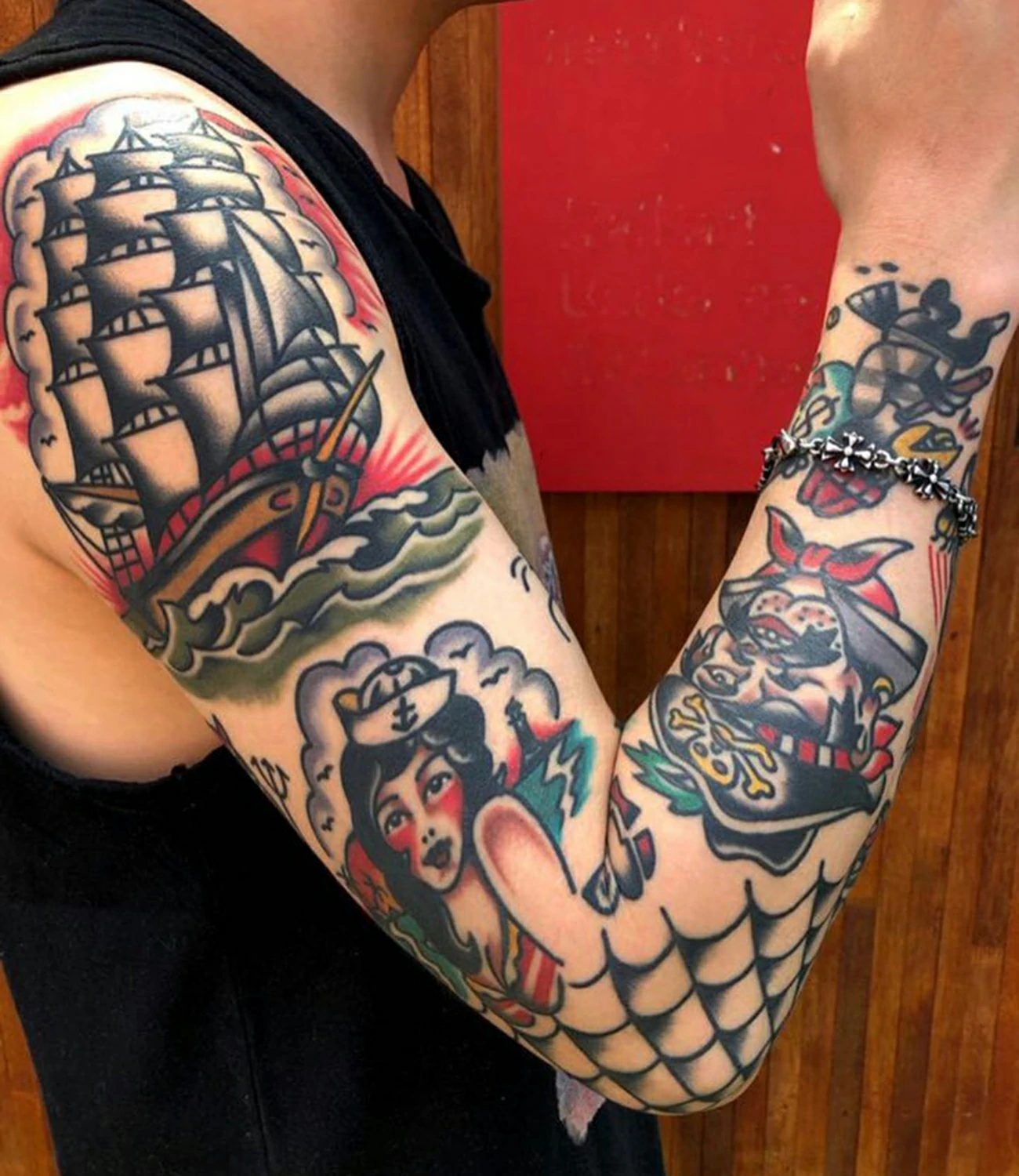 Sailor Jerry Sleeve Tattoo