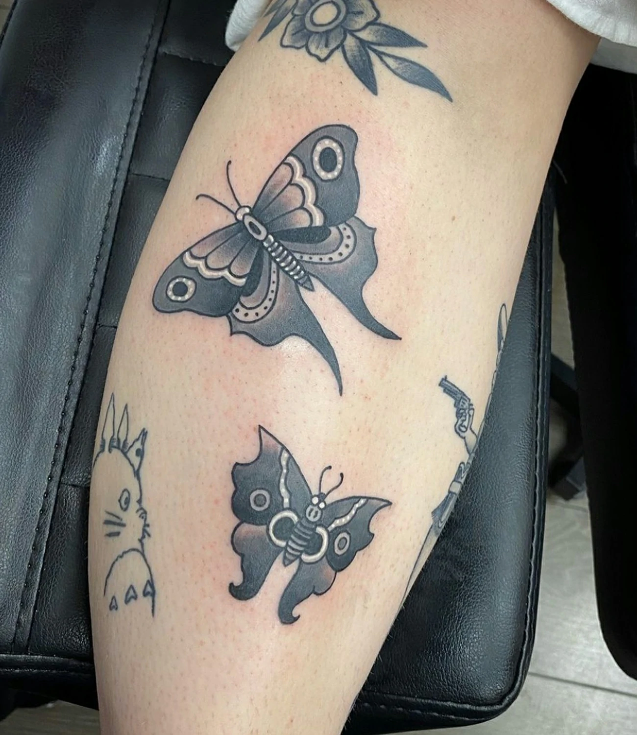 Sailor Jerry Butterfly Tattoo