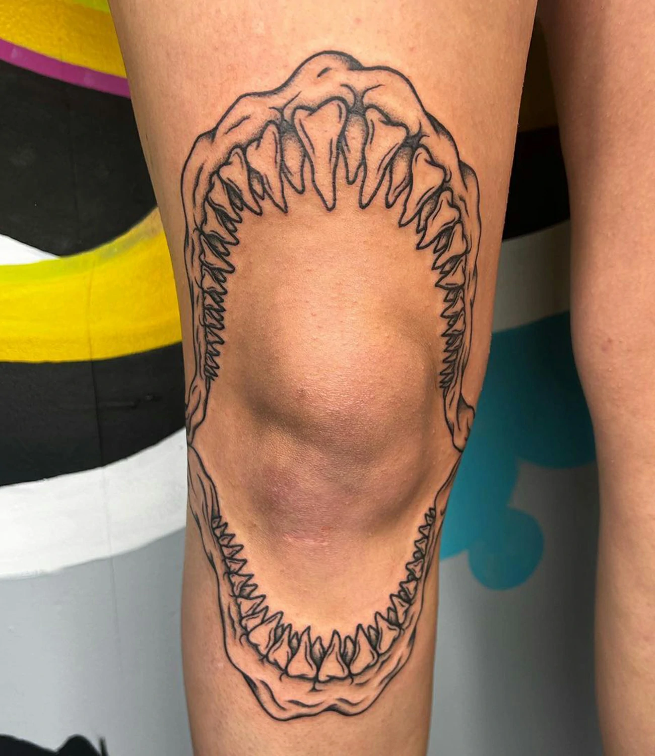 Shark Jaw Tattoo