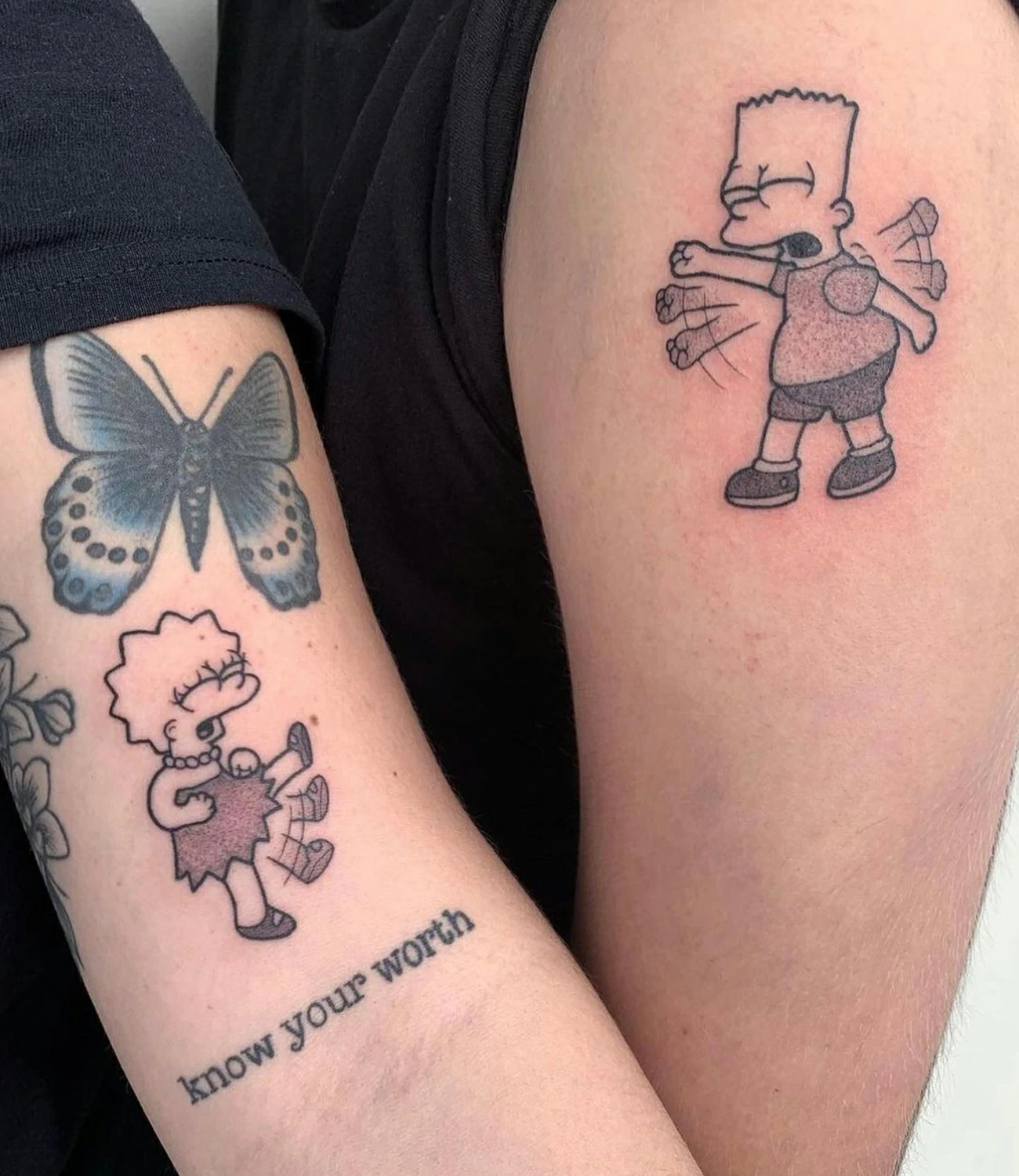 Sibling Tattoos Boy and Girl
