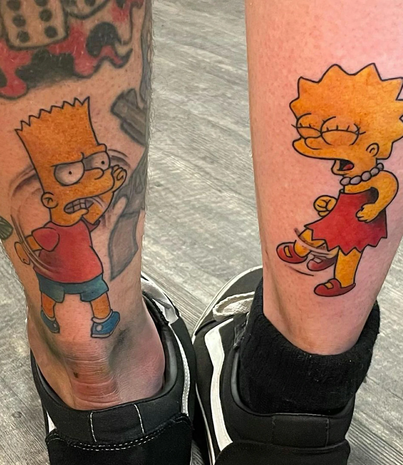 Simpsons Sibling Tattoo