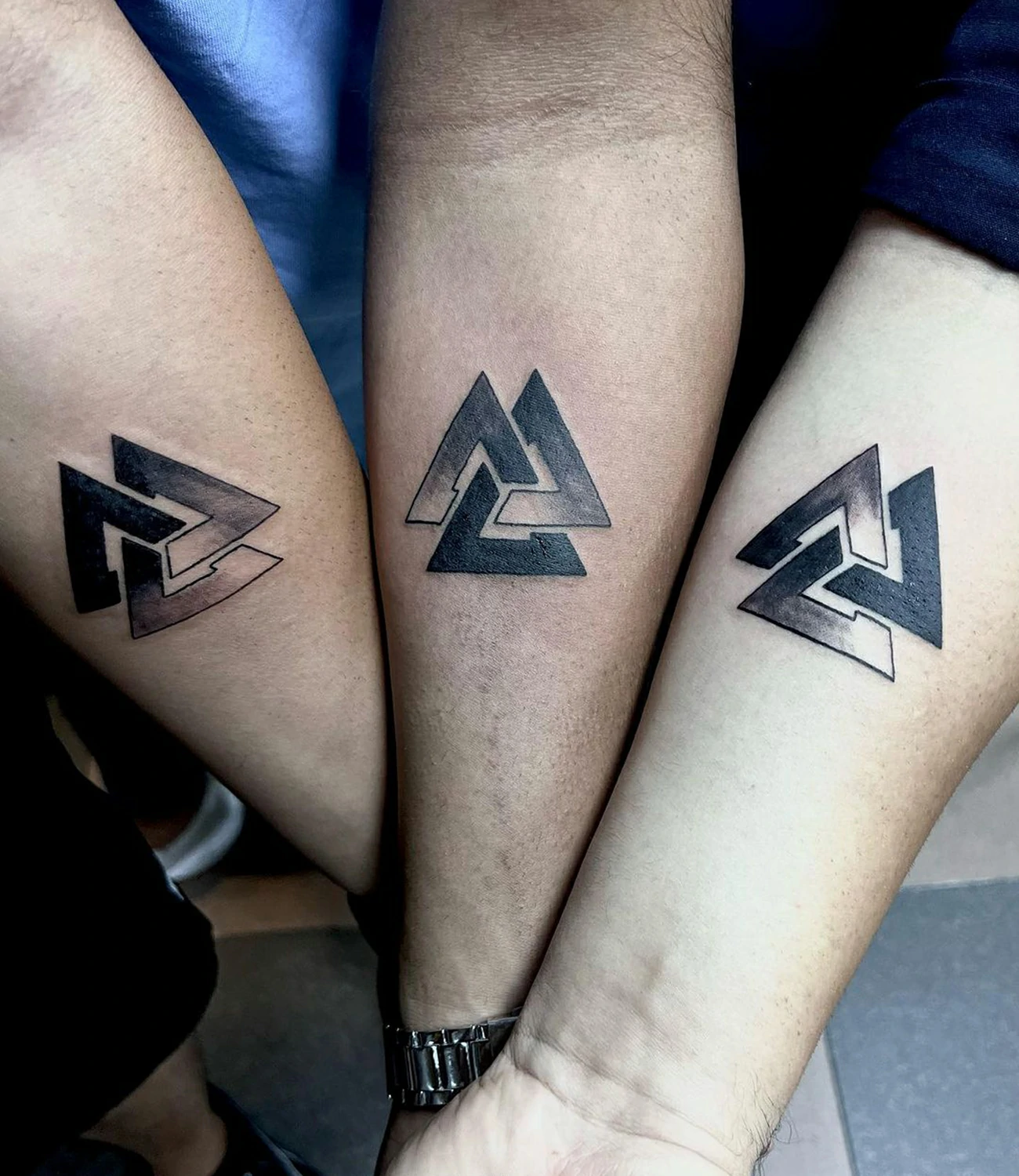 Triangle Sibling Tattoo