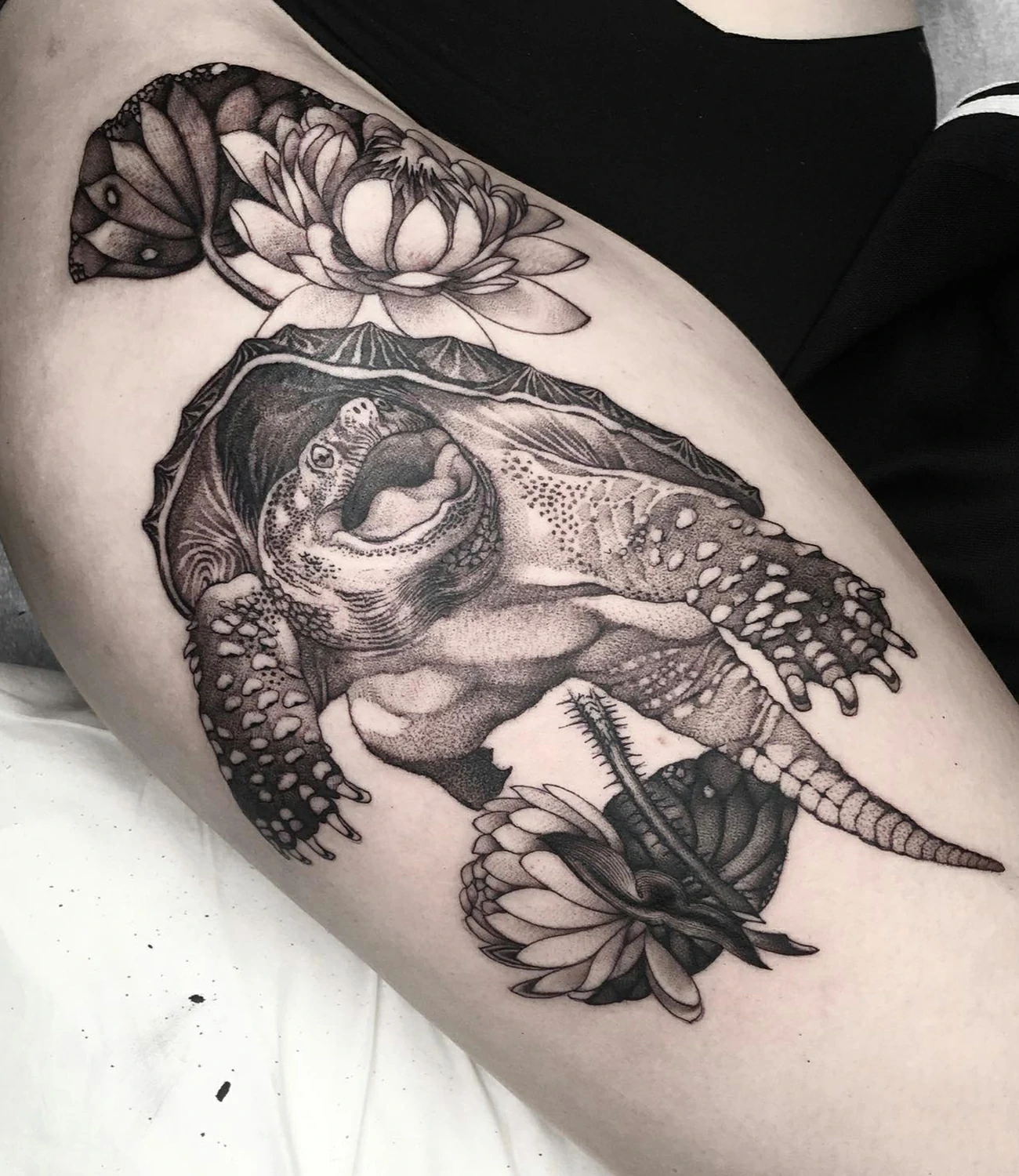 Snapping Turtle Tattoo