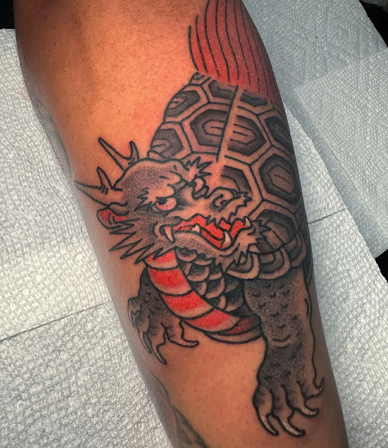 Dragon Turtle Tattoo