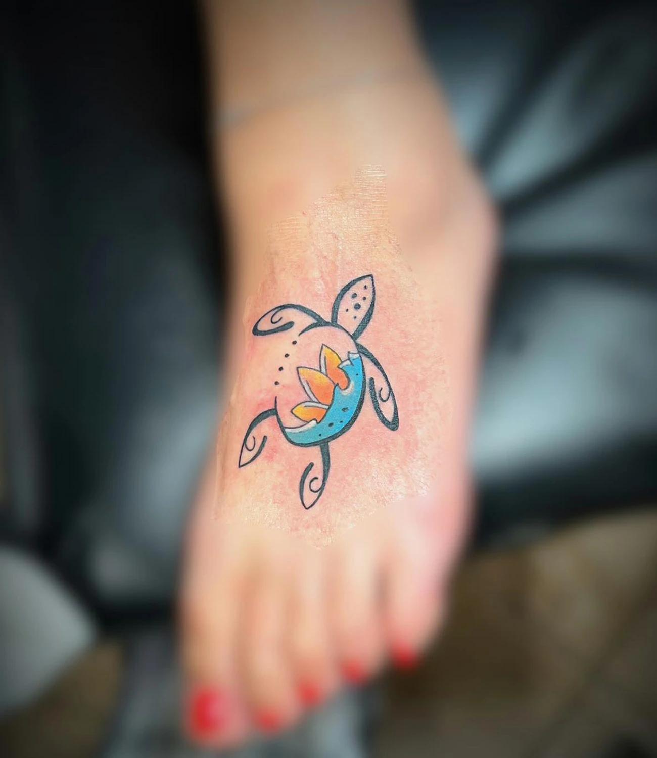 Tiny Turtle Tattoo