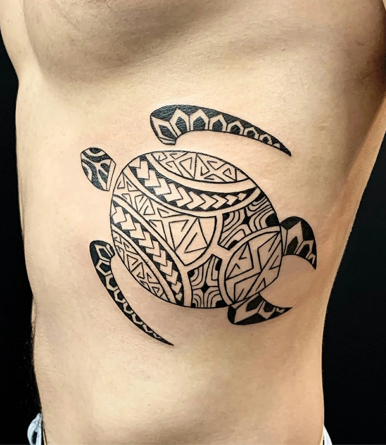 Polynesian Turtle Tattoo