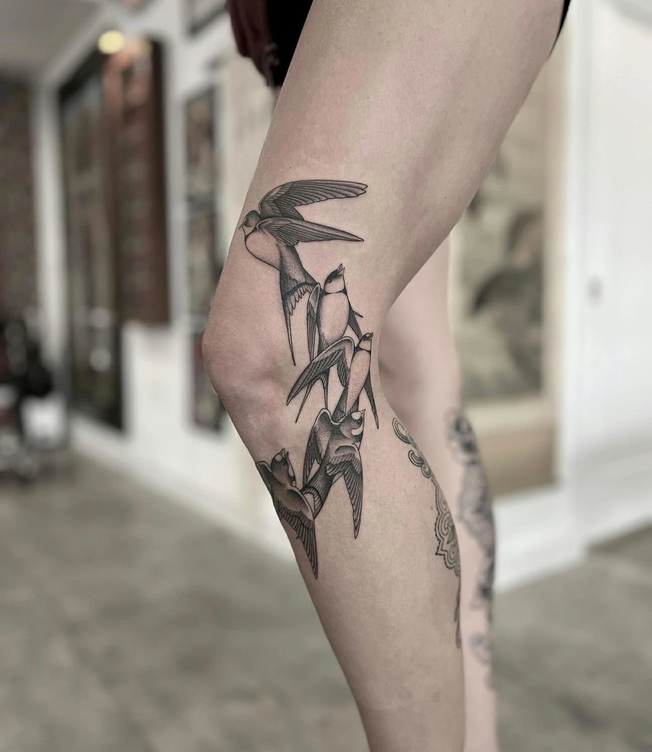 Side of Knee Tattoos