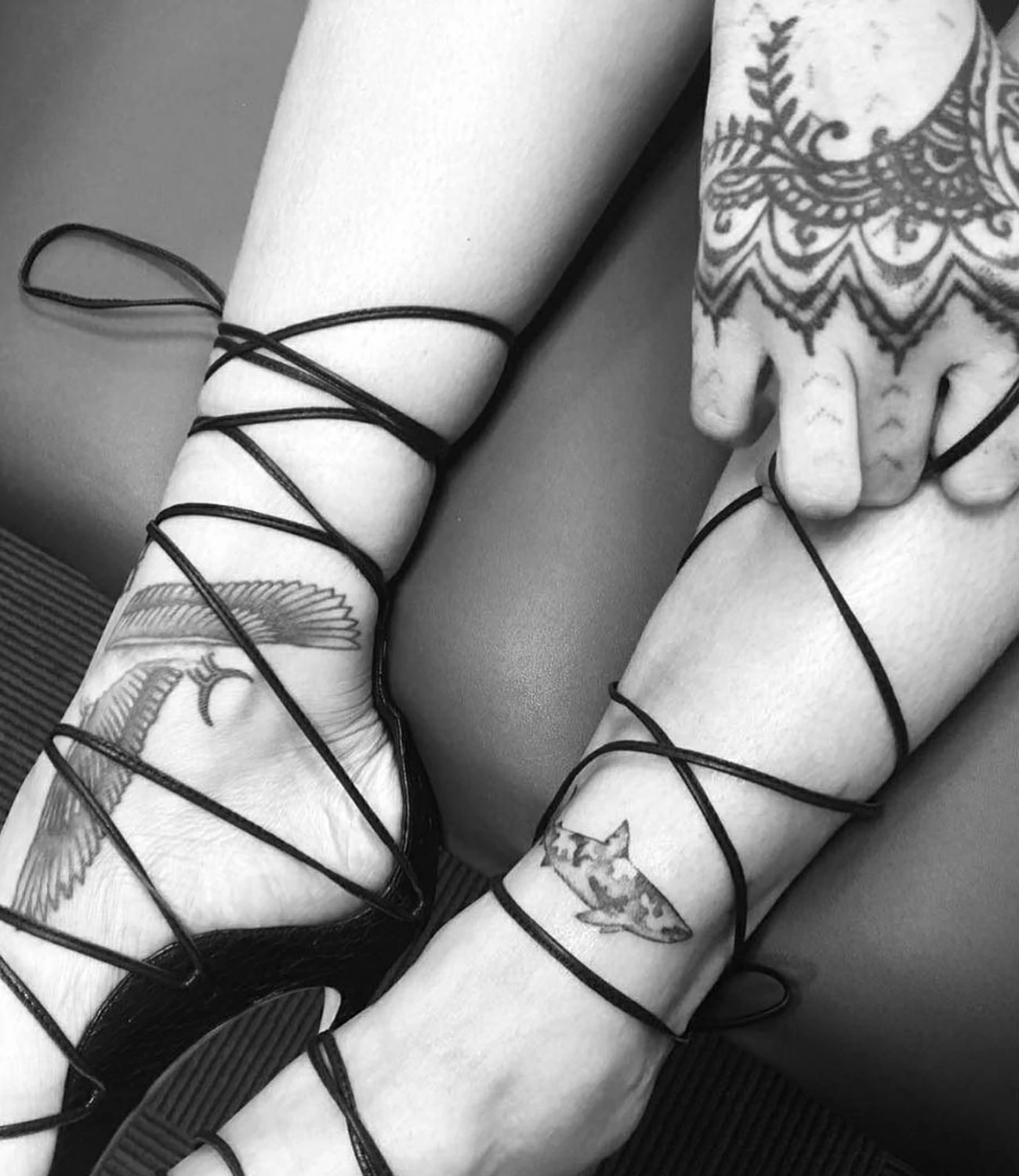 Rihanna Shark Tattoo