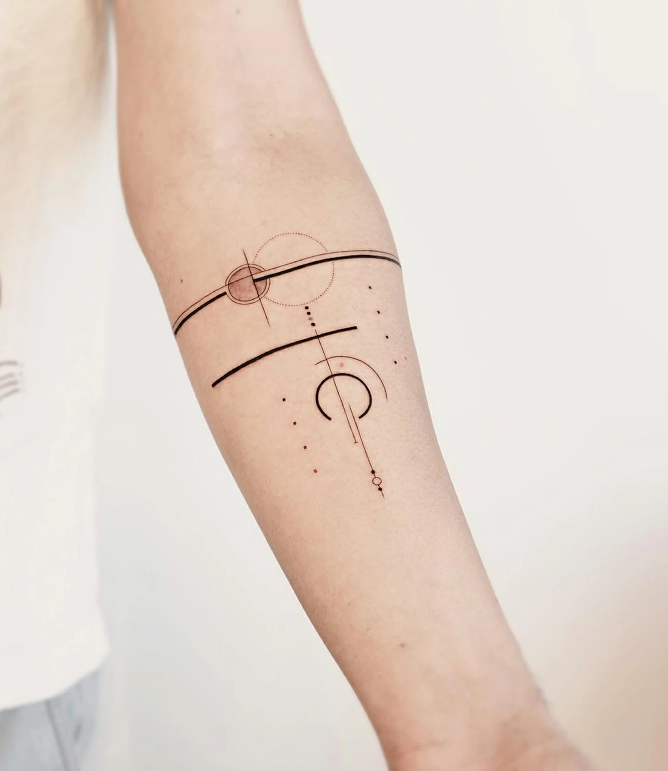 simple geometric tattoos