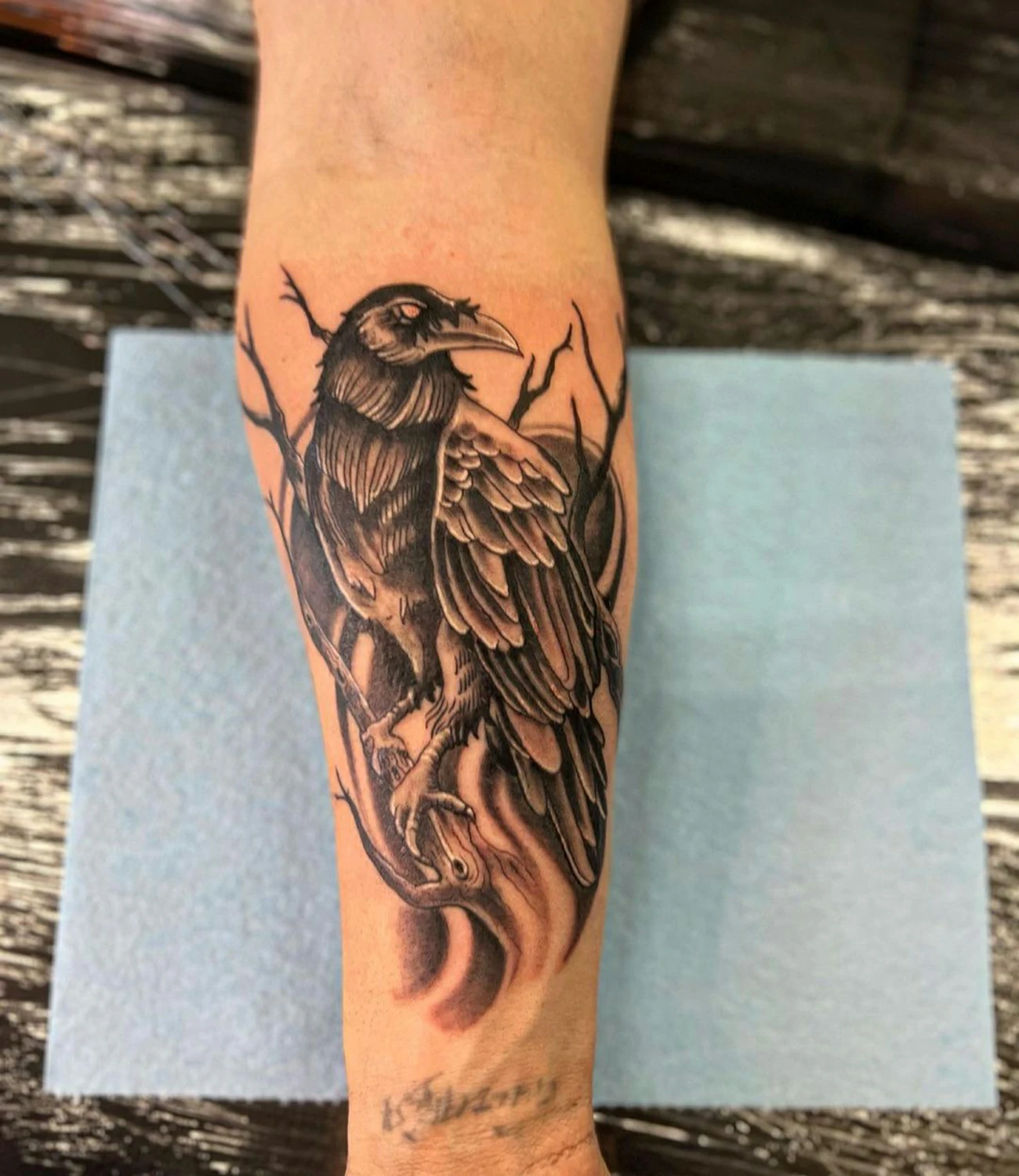Norse raven tattoos: Tattoos featuring ravens inspired by Norse mythology and art.