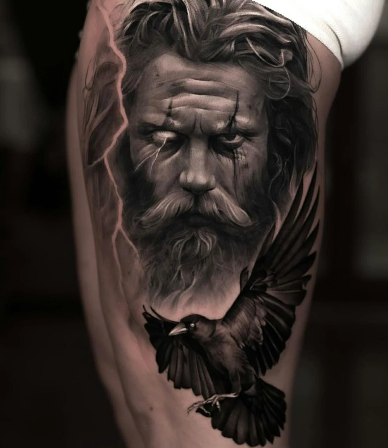 Odin norse raven tattoos: Tattoos featuring Odin’s ravens from Norse mythology.