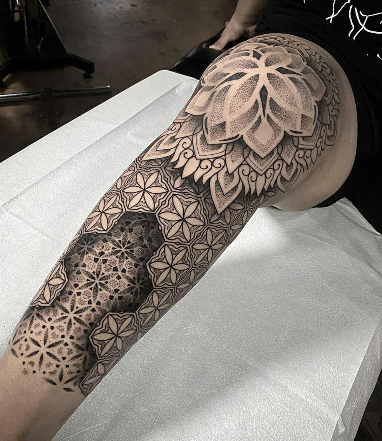 geometric tattoo filler patterns