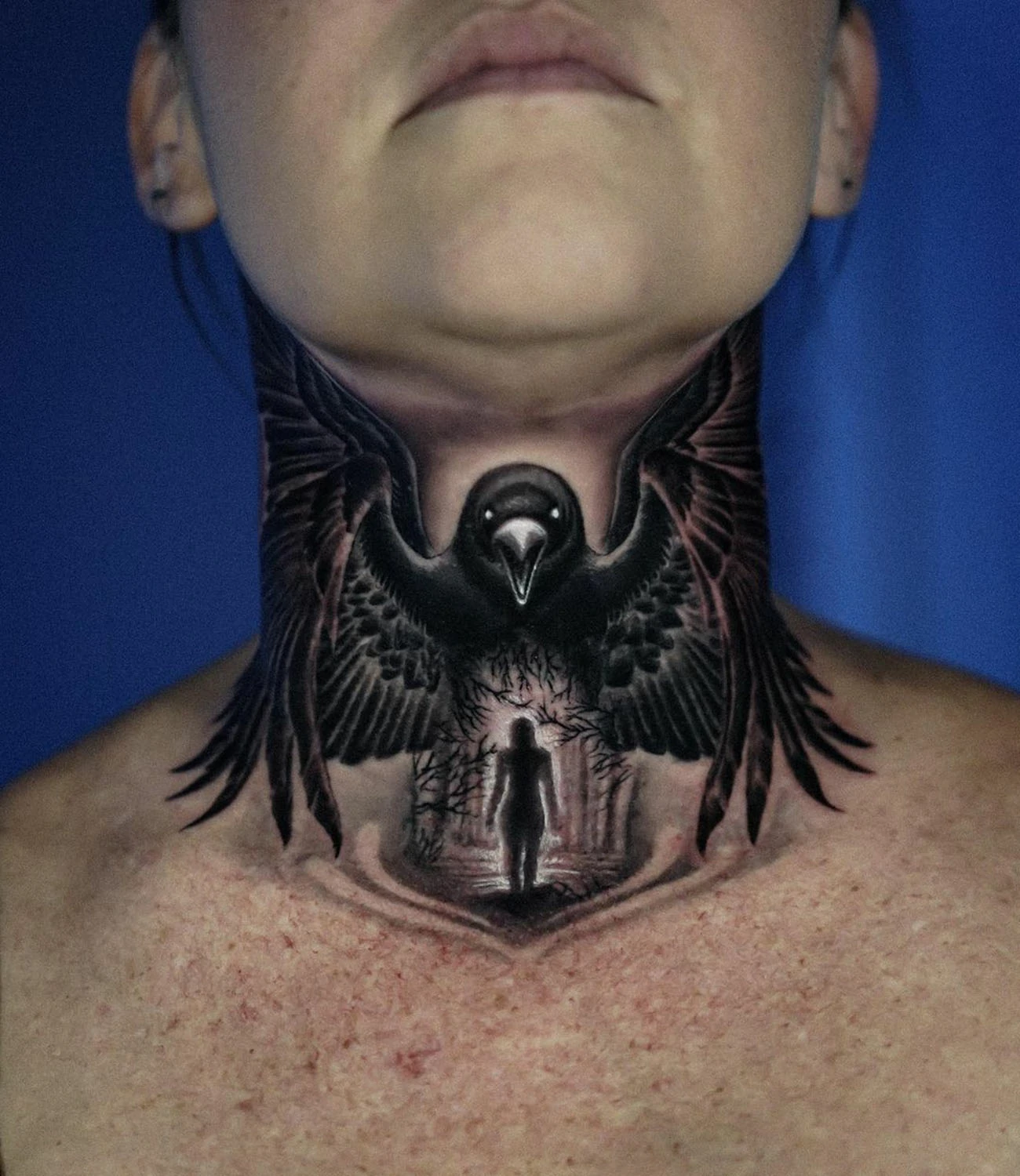 Crow Neck Tattoos