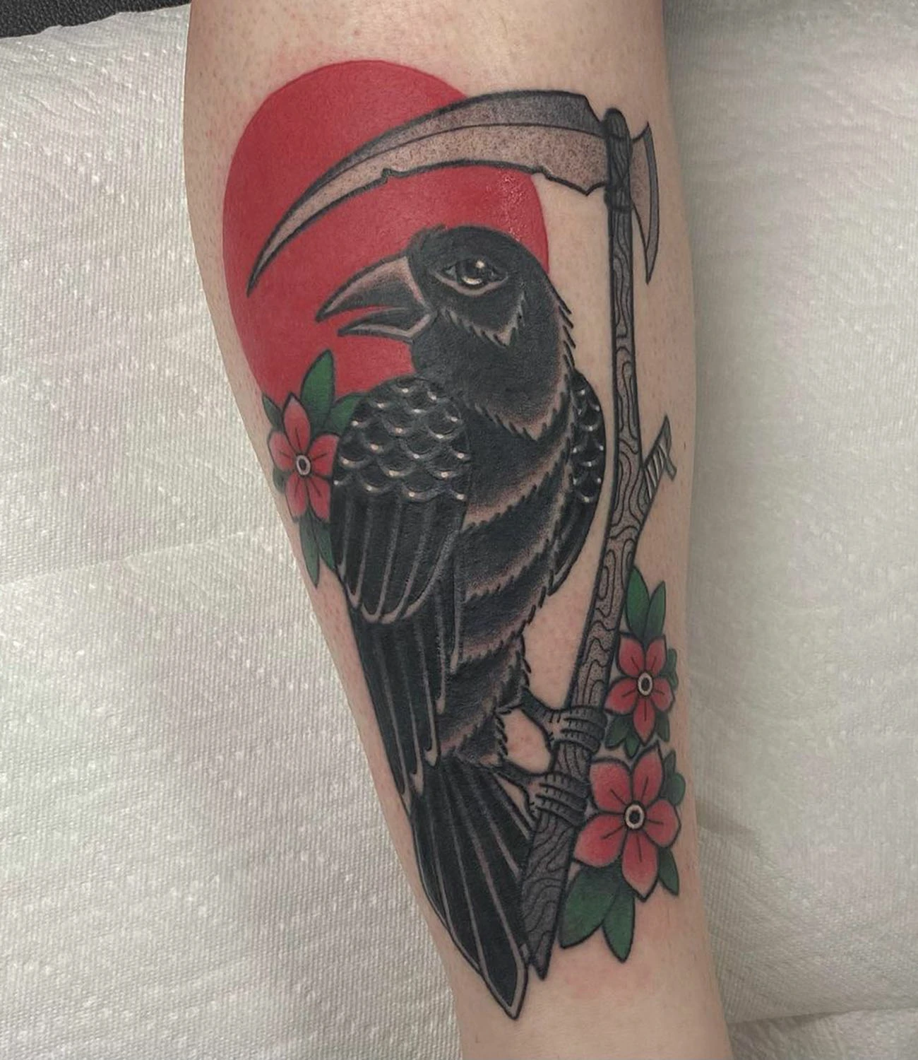 American Crow Tattoo