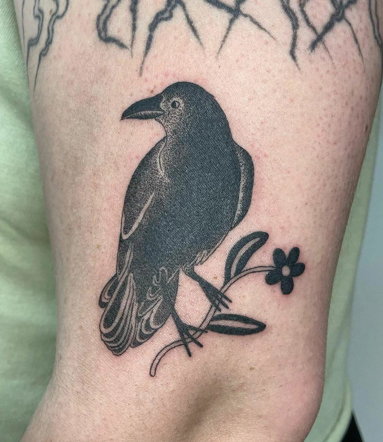 Small Crow Tattoo