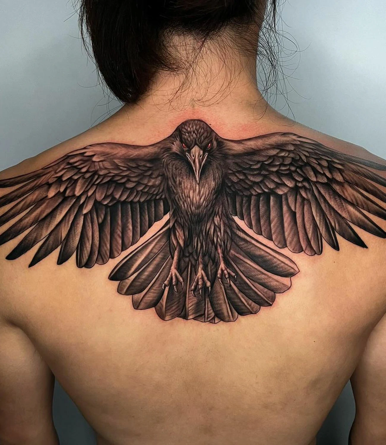 Flying Crow Tattoo